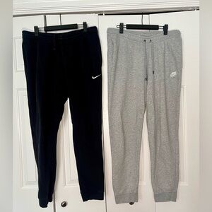 Nike Sweatpants - Black and Gray- 2 pair